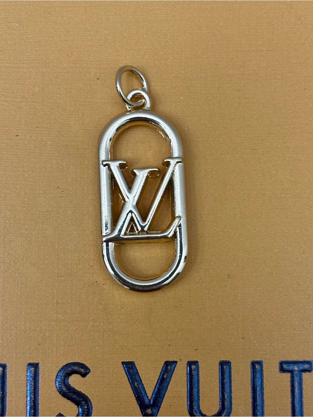 Louis Vuitton Monogram Letter Necklace Charm